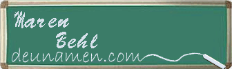 Maren Behl Visitenkarte
